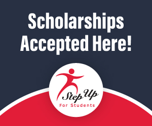 Scholarships Accepted Here — Step Up for Students
